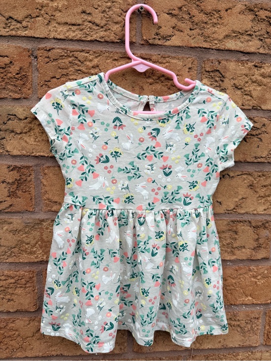 George Other - 10/$25 • George Cotton Floral Bunny Print Dress